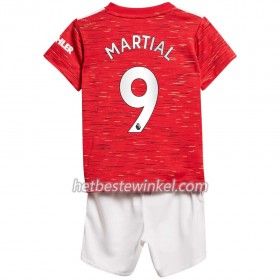 Manchester United Anthony Martial 9 Kind Voetbaltenues Thuis 2020/21 - SS (+ Korte broeken)